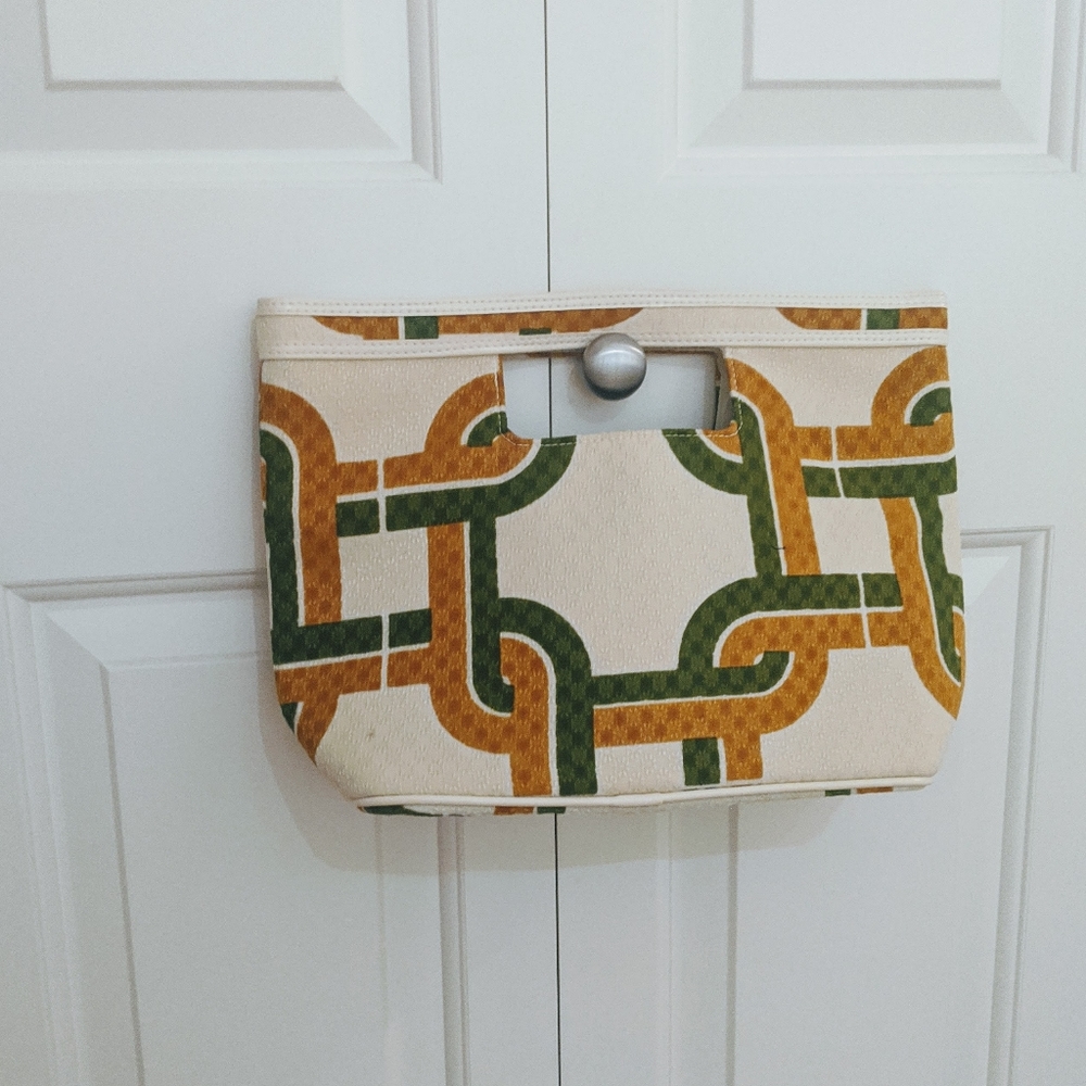 Handmade retro print handbag